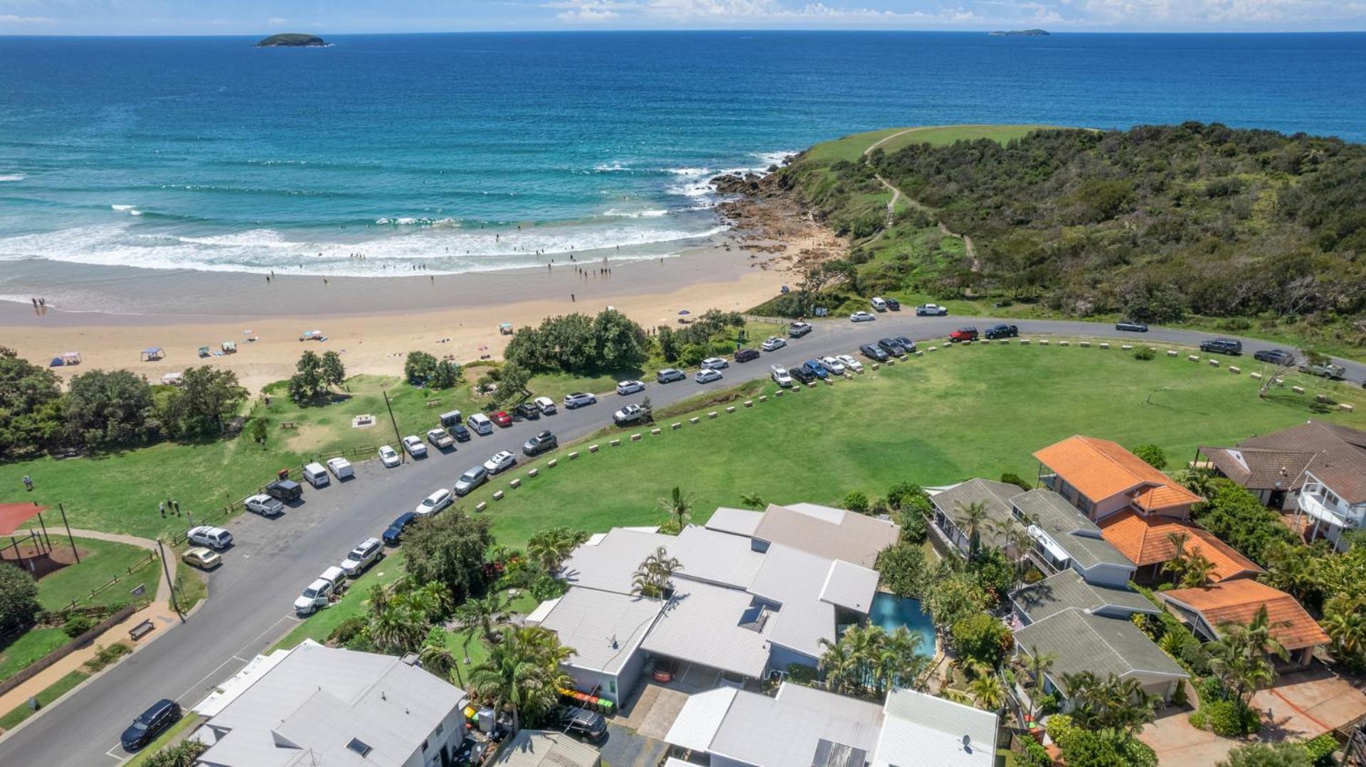 Arthouse Beachfront Accommodation Emerald Beach Exterior foto